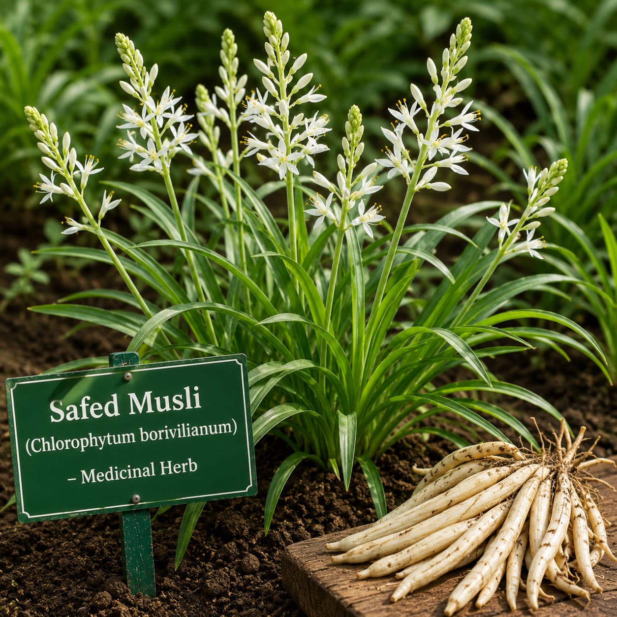 Safed Musli (Asparagus Musli)